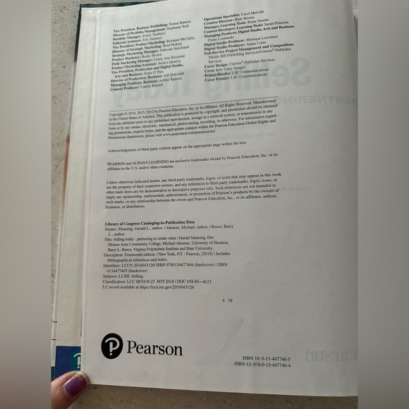 Gerald L. Manning Selling Today: Partnering to Create Value Text Book 14th Ed. - Picture 6 of 15